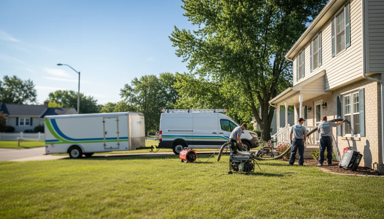 Flooded Basement Restoration And Cleanup With Repair in Houghton Lake Heights, MI near me